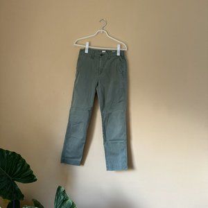 GAP Women's Green Chinos